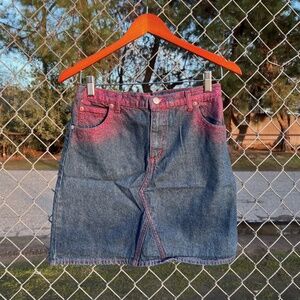 Vintage Y2K Pesky Meddling Girls Mini Skirt 27" Waist